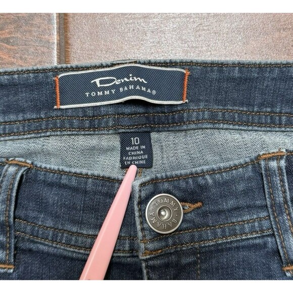 Tommy Bahama Denim Women's Skinny Jeans Raw Hem Size 10 RN86549 - Picture 6 of 8